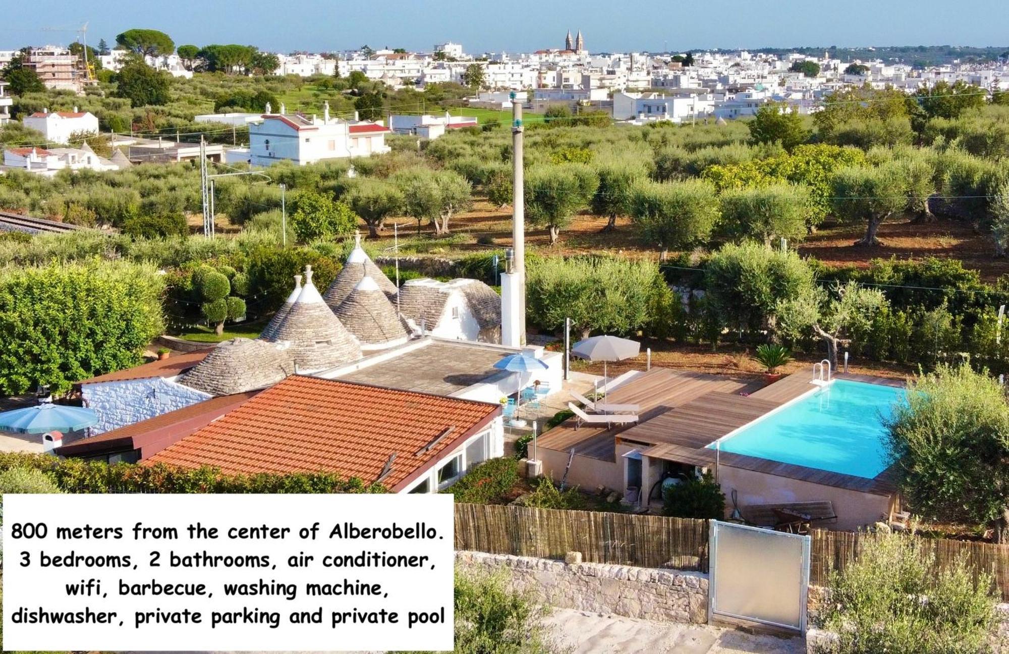 Вилла Trullo Il Carrubo Альберобелло Экстерьер фото